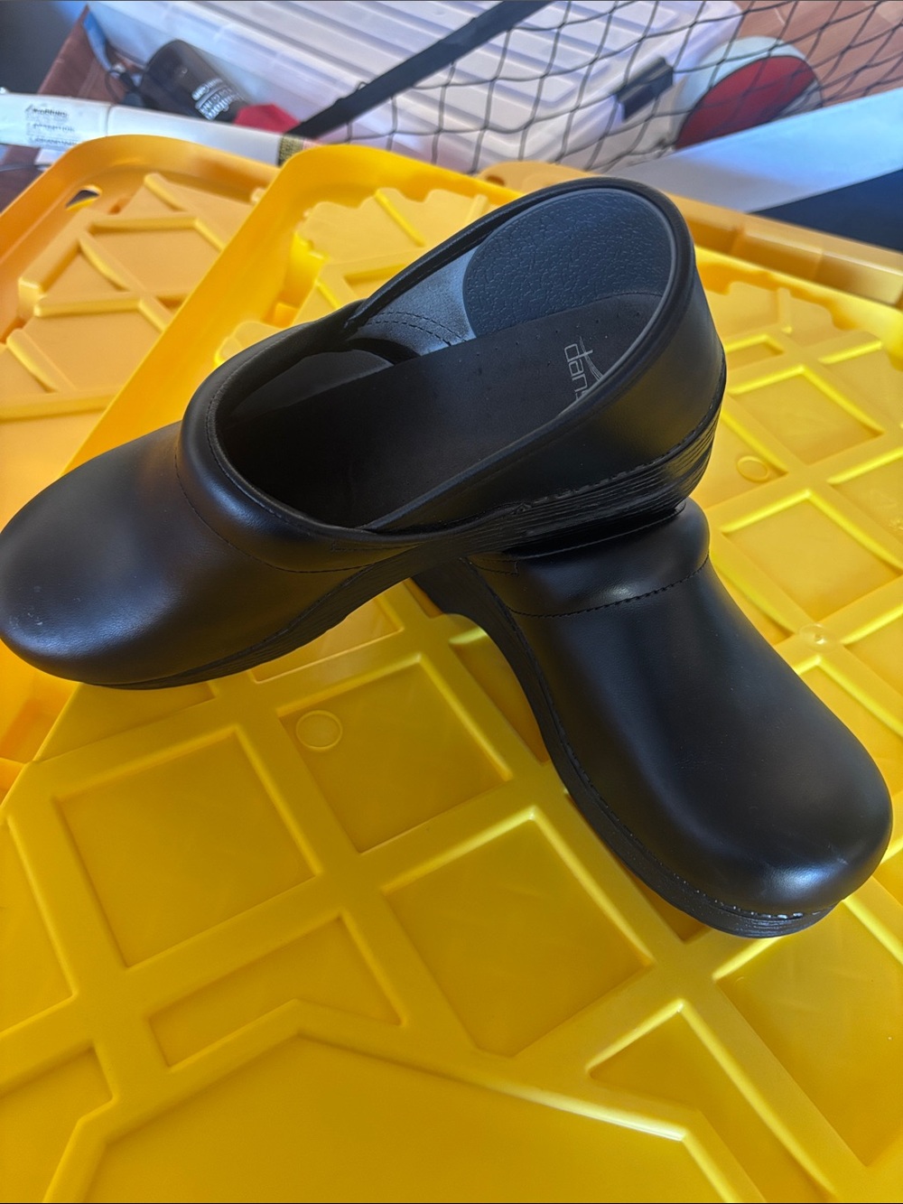 Dansko  Black Slip-On Clogs with Supportive Footbed - Picture 5 of 11